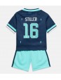 Deutschland Angelo Stiller #16 Auswärts Trikotsatz für Kinder WM 2026 Kurzarm (+ Kurze Hosen)